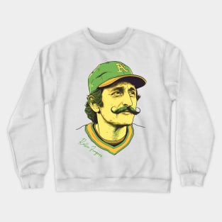 Rollie Fingers Fan Illustration Crewneck Sweatshirt